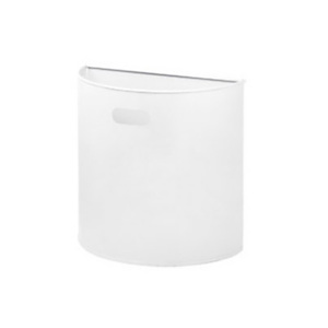 MEDIAL Gettacarte murale Miluna Pura, 20 litri, Metallo verniciato, 39,5 x 19,5 x 38,8 cm, Bianco MEDIAL Gettacarte murale Miluna Pura, 20 litri, Metallo verniciato, 39,5 x 19,5 x 38,8 cm, Bianco