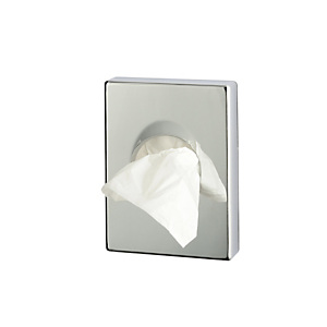 MEDIALINTERNATIONAL Dispenser per sacchetti igienici - 9,8x2,5x13,8 cm - ABS - argento cromato - Medial International MEDIALINTERNATIONAL Dispenser per sacchetti igienici - 9,8x2,5x13,8 cm - ABS - argento cromato - Medial International