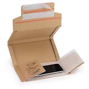 MediaWrap boxes with integrated foam panel MediaWrap boxes with integrated foam panel