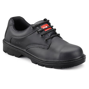 Mens smooth front safety shoes 