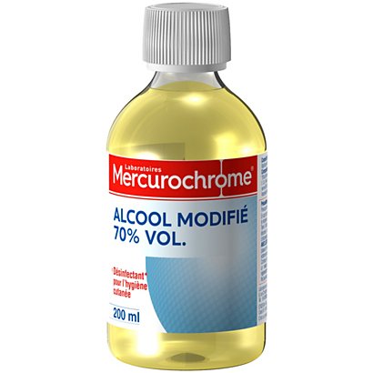 Mercurochrome Alcool  - 70° modifié - flacon de 200 ml