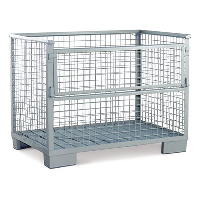Mesh cage pallets
