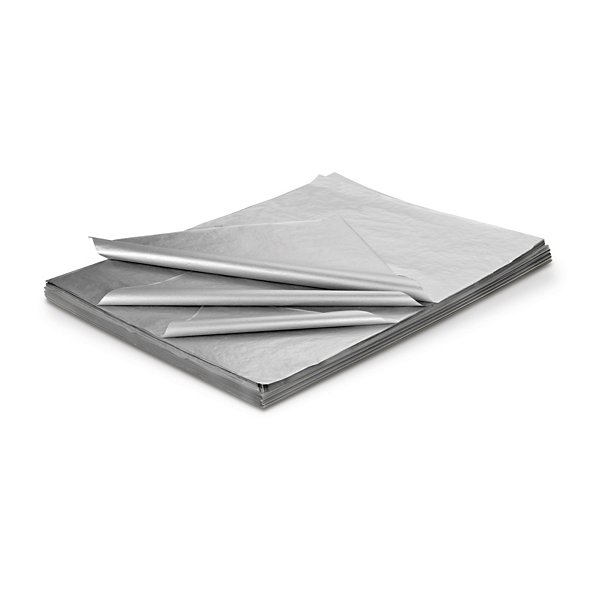 Metallic tissue paper, silver - 2