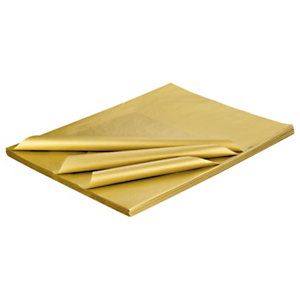 Metallic tissue paper