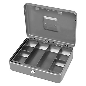 METALPLUS Cassetta portavalori Secur - 30x24x9 cm - grigio chiaro - Metalplus METALPLUS Cassetta portavalori Secur - 30x24x9 cm - grigio chiaro - Metalplus