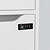 Meuble 4 cases porte à serrure à codes Flex'Office -  H. 158 X L. 41 X P. 40 - Blanc - 3