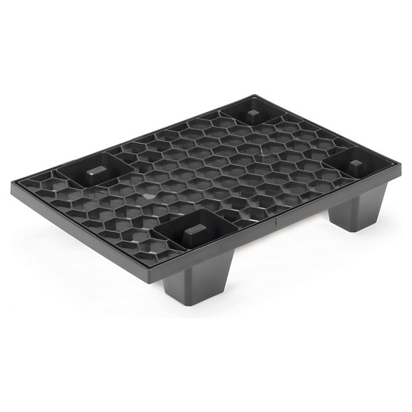 Micro pallet in plastica 400x600x113mm carico 400kg - 1