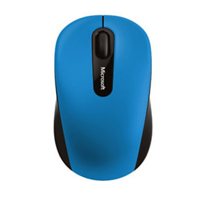 Microsoft Bluetooth Mobile Mouse 3600, Ambidextro, BlueTrack, Bluetooth, Negro, Azul PN7-00024