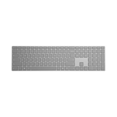 Microsoft Surface keyboard, Completo (100%), RF Wireless + Bluetooth, Gris 3YJ-00012 - 1
