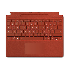 Microsoft Surface Pro Signature Keyboard, QWERTY, Español, Touchpad, Microsoft, Surface Pro 8 Surface Pro X, Rojo 8XB-00032