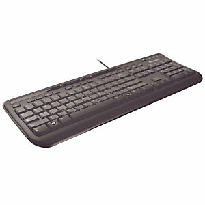 MICROSOFT Wired Keyboard 600 - Clavier - USB - Filaire - Noir
