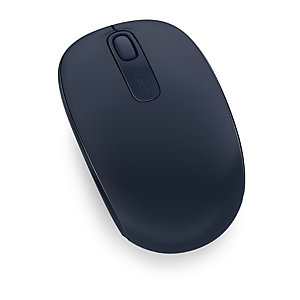 Microsoft Wireless Mobile Mouse 1850, Ambidextre, RF sans fil, Marine U7Z-00014