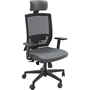 Middy Sedia semi-direzionale, Rete e tessuto ignifugo, Grigio Antracite Middy Sedia semi-direzionale, Rete e tessuto ignifugo, Grigio Antracite