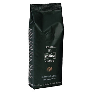 Miko® Café moulu Diamant Noir, Arabica, sachet, 250 g