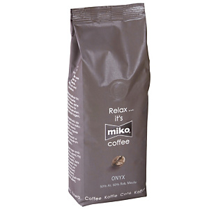 Miko® Café moulu Onyx, Arabica, Robusta, sachet, 1 kg