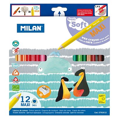 MILAN Maxi Super Soft Lápices de colores - 1