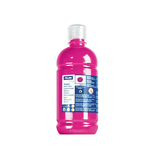 MILAN Témpera escolar botella de 500 ml. magenta