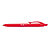MILAN P1 Touch, Bolígrafo retráctil de punta de bola, tinta de aceite, punta de 1 mm, cuerpo gomoso rojo, tinta roja - 1