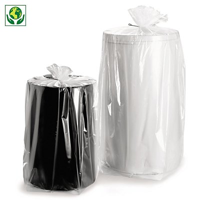 Miljövänliga plastpåsar med bälg 50 my RAJA - 1