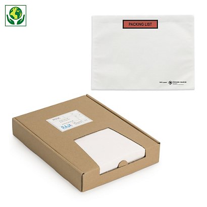 Mini-colis pochettes porte-documents en papier Raja avec impression - 1