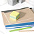 Mini cube Post-it® 3 M coloris assortis citron - 2