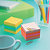 Mini cube Post-it® 3 M coloris assortis rose - 5
