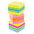 Mini kubus Post-it® 3 M geassorteerde kleuren roze - 2