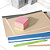 Mini kubus Post-it® 3 M geassorteerde kleuren roze - 3