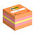 Mini kubus Post-it® 3 M geassorteerde kleuren roze - 1