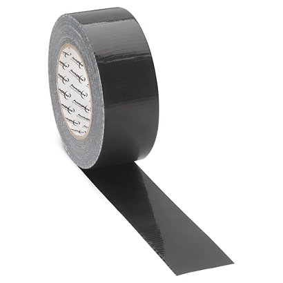 Mini pack of waterproof cloth tape, black, 50mmx50m, pack of 3