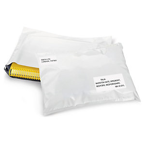 Mini packs of Polytuf opaque plastic mailing bags