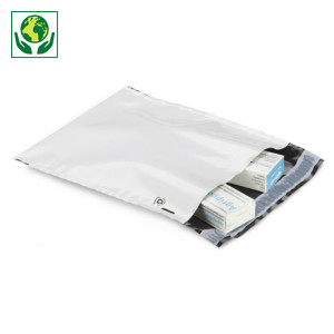 Mini-pacote de 100 envelopes de plástico opaco sem foles Mini-pacote de 100 envelopes de plástico opaco sem foles
