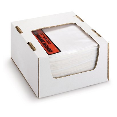 Mini paquete 250 bolsas portadocumentos RAJA® con mensaje "contiene documentación"