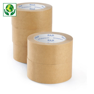 Mini paquete de 6 rollos de cinta adhesiva de papel kraft estándar RAJA®