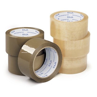 vacío entrega lineal Mini paquete de 6 rollos de cinta adhesiva polipropileno adhesión superior  | RAJA®