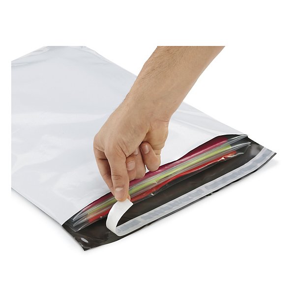 Minipaquete de 100 bolsas de plástico opaco reciclado 60 micras RAJA® - 3
