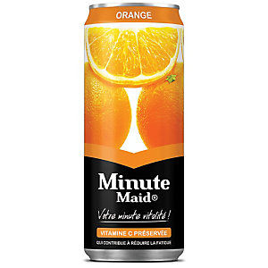 Minute Maid Orange, en canette, lot de 24 x 33 cl