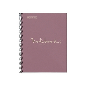 MIQUELRIUS M Emotions Notebook 1 Ecolavanda Cuaderno, microperforado, reciclado, tapa dura, A4, 80 hojas, 90 g, cuadriculado 5 x 5 mm MIQUELRIUS M Emotions Notebook 1 Ecolavanda Cuaderno, microperforado, reciclado, tapa dura, A4, 80 hojas, 90 g, cuadriculado 5 x 5 mm