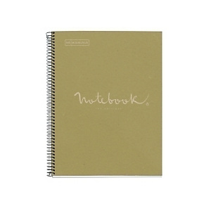MIQUELRIUS M Emotions Notebook 1 Ecolaverde Cuaderno, microperforado, reciclado, tapa dura, A4, 80 hojas, 90 g, cuadriculado 5 x 5 mm MIQUELRIUS M Emotions Notebook 1 Ecolaverde Cuaderno, microperforado, reciclado, tapa dura, A4, 80 hojas, 90 g, cuadriculado 5 x 5 mm