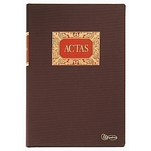 MIQUELRIUS M Libro de contabilidad, Folio, hojas actas