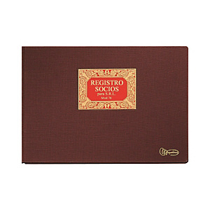 MIQUELRIUS M Libro registro socios SRL, Folio apaisado MIQUELRIUS M Libro registro socios SRL, Folio apaisado