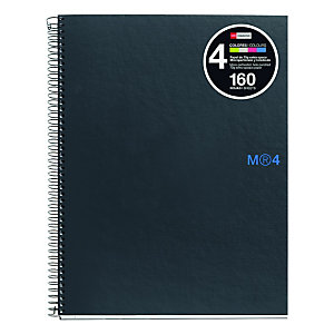 MIQUELRIUS M NoteBook 4, Cuaderno, A4, cuadriculado, 160 hojas, cubierta cartón extraduro plastificado, gris grafito