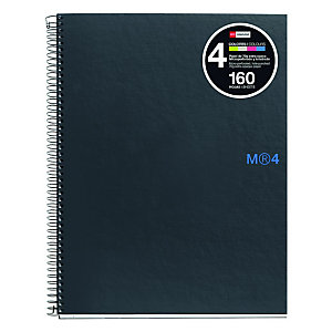 MIQUELRIUS M NoteBook 4, Cuaderno, A5, cuadriculado, 160 hojas, cubierta cartón extraduro plastificado, gris grafito