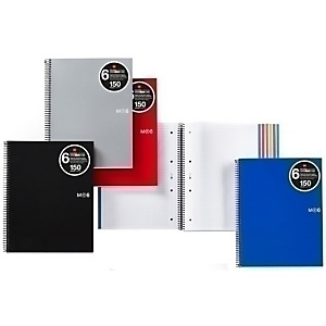 MIQUELRIUS M Notebook 6 Cuaderno, A4, cuadriculado 5 x 5 mm, microperforadom, tapa de polipropileno, 150 hojas, azul MIQUELRIUS M Notebook 6 Cuaderno, A4, cuadriculado 5 x 5 mm, microperforadom, tapa de polipropileno, 150 hojas, azul