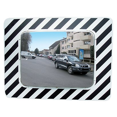 Miroir d'agglomération Vialux® en inox 40 x 60 cm