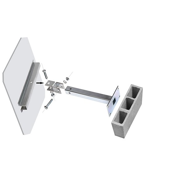 Miroir de sécurité rond 90° diamètre 800 mm - 3