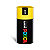 MITSUBISHI Marcatore a tempera Uni Posca in Gift Box Giallo, Punta Tonda, Tratto 2,5 mm, Colori Assortiti (confezione 18 pezzi) - 1