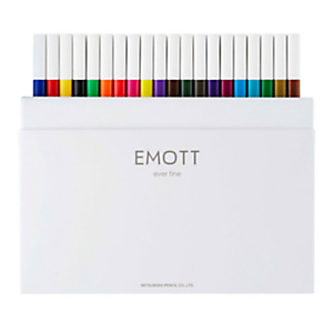 MITSUBISHI Pennarello fineliner Emott, Punta fine, Tratto 0,4 mm, Colori Assortiti (confezione 40 pezzi) MITSUBISHI Pennarello fineliner Emott, Punta fine, Tratto 0,4 mm, Colori Assortiti (confezione 40 pezzi)