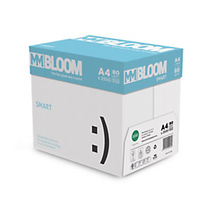 MM BLOOM Smart Carta per fotocopie e stampanti, A4, 80 g/m², Bianco (confezione 5 risme)