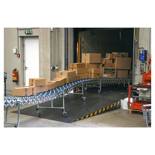 Mobiele transportbaan met rollen 4 - 9,6 m - 2